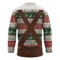Germany Bavarian Christmas Hockey Jersey German Heritage Costume - Wonder Print Shop