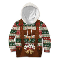 Germany Bavarian Christmas Kid Hoodie German Heritage Costume - Wonder Print Shop