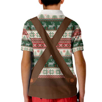 Germany Bavarian Christmas Kid Polo Shirt German Heritage Costume - Wonder Print Shop