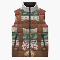 Germany Bavarian Christmas Sleeveless Puffer Jacket German Heritage Costume - Wonder Print Shop