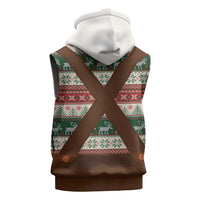 Germany Bavarian Christmas Sleeveless Zip Hoodie German Heritage Costume - Wonder Print Shop