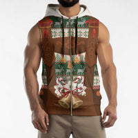 Germany Bavarian Christmas Sleeveless Zip Hoodie German Heritage Costume - Wonder Print Shop