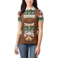 Germany Bavarian Christmas Women Polo Shirt German Heritage Costume - Wonder Print Shop