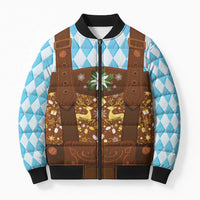 Germany Christmas Bomber Puffer Jacket Bavarian Costume Style - Wonder Print Shop