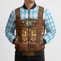 Germany Christmas Bomber Puffer Jacket Bavarian Costume Style - Wonder Print Shop