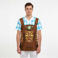 Germany Christmas Scrub Top Bavarian Costume Style - Wonder Print Shop