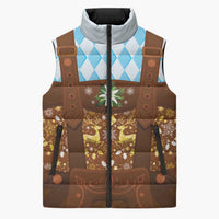 Germany Christmas Sleeveless Puffer Jacket Bavarian Costume Style - Wonder Print Shop
