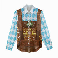 Germany Christmas Women Casual Shirt Bavarian Costume Style - Wonder Print Shop