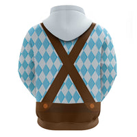 Germany Christmas Zip Hoodie Bavarian Costume Style - Wonder Print Shop