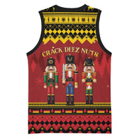 Germany Nussknacker Christmas Basketball Jersey Crack Deez Nuts - Wonder Print Shop