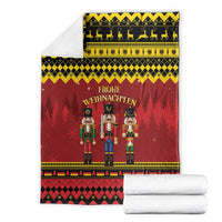 Germany Nussknacker Christmas Blanket Crack Deez Nuts - Wonder Print Shop