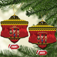 Germany Nussknacker Christmas Ceramic Ornament Crack Deez Nuts - Wonder Print Shop