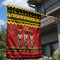 Germany Nussknacker Christmas Garden Flag Crack Deez Nuts - Wonder Print Shop