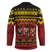 Germany Nussknacker Christmas Hockey Jersey Crack Deez Nuts - Wonder Print Shop