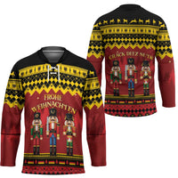 Germany Nussknacker Christmas Hockey Jersey Crack Deez Nuts - Wonder Print Shop