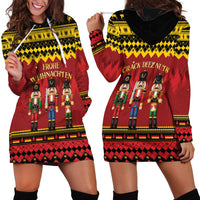 Germany Nussknacker Christmas Hoodie Dress Crack Deez Nuts - Wonder Print Shop