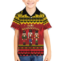Germany Nussknacker Christmas Kid Hawaiian Shirt Crack Deez Nuts - Wonder Print Shop