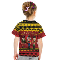 Germany Nussknacker Christmas Kid T Shirt Crack Deez Nuts - Wonder Print Shop