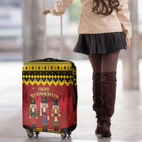 Germany Nussknacker Christmas Luggage Cover Crack Deez Nuts - Wonder Print Shop