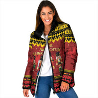 Germany Nussknacker Christmas Padded Jacket Crack Deez Nuts - Wonder Print Shop