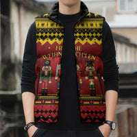 Germany Nussknacker Christmas Sleeveless Puffer Jacket Crack Deez Nuts - Wonder Print Shop