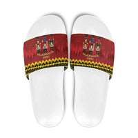 Germany Nussknacker Christmas Slide Sandals Crack Deez Nuts - Wonder Print Shop