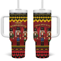 Germany Nussknacker Christmas Tumbler With Handle Crack Deez Nuts - Wonder Print Shop