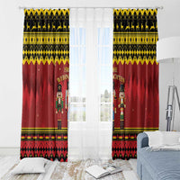 Germany Nussknacker Christmas Window Curtain Crack Deez Nuts - Wonder Print Shop