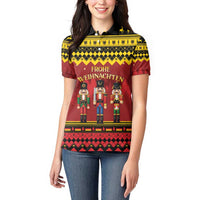 Germany Nussknacker Christmas Women Polo Shirt Crack Deez Nuts - Wonder Print Shop