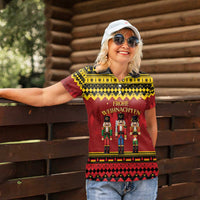 Germany Nussknacker Christmas Women Polo Shirt Crack Deez Nuts - Wonder Print Shop