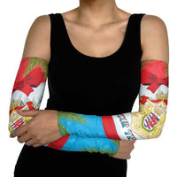 Personalised Luxembourg Christmas Arm Sleeves Schei Chreschtdeeg 2025 - Wonder Print Shop