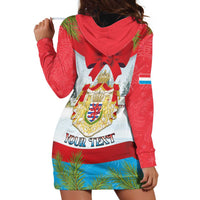Personalised Luxembourg Christmas Hoodie Dress Schei Chreschtdeeg 2025 - Wonder Print Shop