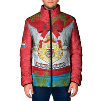 Personalised Luxembourg Christmas Padded Jacket Schei Chreschtdeeg 2025 - Wonder Print Shop