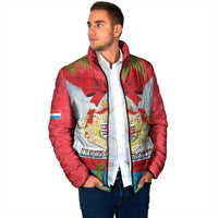 Personalised Luxembourg Christmas Padded Jacket Schei Chreschtdeeg 2025 - Wonder Print Shop