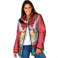 Personalised Luxembourg Christmas Padded Jacket Schei Chreschtdeeg 2025 - Wonder Print Shop
