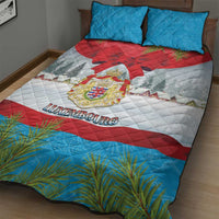 Luxembourg Christmas Quilt Bed Set Schei Chreschtdeeg 2025 - Wonder Print Shop