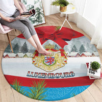 Luxembourg Christmas Round Carpet Schei Chreschtdeeg 2025 - Wonder Print Shop