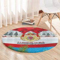 Luxembourg Christmas Round Carpet Schei Chreschtdeeg 2025 - Wonder Print Shop