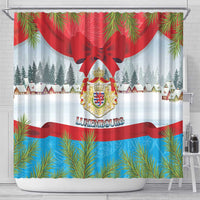 Luxembourg Christmas Shower Curtain Schei Chreschtdeeg 2025 - Wonder Print Shop