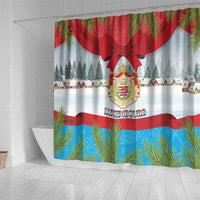 Luxembourg Christmas Shower Curtain Schei Chreschtdeeg 2025 - Wonder Print Shop
