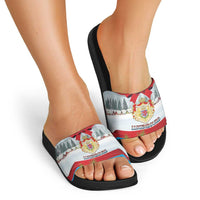 Luxembourg Christmas Slide Sandals Schei Chreschtdeeg 2025 - Wonder Print Shop