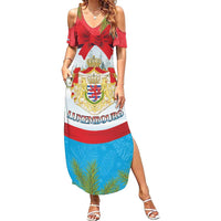Personalised Luxembourg Christmas Summer Maxi Dress Schei Chreschtdeeg 2025 - Wonder Print Shop