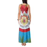 Personalised Luxembourg Christmas Tank Maxi Dress Schei Chreschtdeeg 2025 - Wonder Print Shop