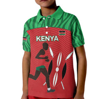 Custom Athletics Kenya Kid Polo Shirt Kenyan Runner - Wonder Print Shop