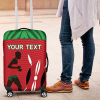 Custom Athletics Kenya Luggage Cover Kenyan Runner - Wonder Print Shop