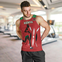 Custom Athletics Kenya Men Tank Top Kenyan Runner - Wonder Print Shop