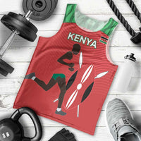 Custom Athletics Kenya Men Tank Top Kenyan Runner - Wonder Print Shop