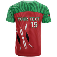 Custom Athletics Kenya T Shirt Kenyan Runner - Wonder Print Shop