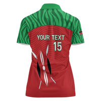 Custom Athletics Kenya Women Polo Shirt Kenyan Runner - Wonder Print Shop