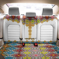 Ethiopian Epiphany Back Car Seat Cover Cross Mix Tilet Pattern - Wonder Print Shop